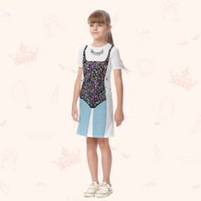 Load image into Gallery viewer, Jewels & Diamonds T-Shirt Dress (Kids) | Easy Costume, Fun Loungewear, Unique Gift
