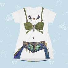 Load image into Gallery viewer, Snake 4 U T-Shirt Dress | Easy Costume, Fun Loungewear, Unique Gift