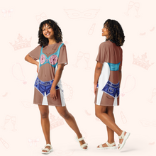Load image into Gallery viewer, Cupcake Dream T-Shirt Dress | Easy Costume, Fun Loungewear, Unique Gift