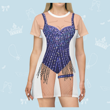 Load image into Gallery viewer, Villain T-Shirt Dress | Easy Costume, Fun Loungewear, Unique Gift