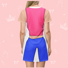 Load image into Gallery viewer, Lizzie Cartoon T-Shirt Dress | Easy Costume, Fun Loungewear, Unique Gift