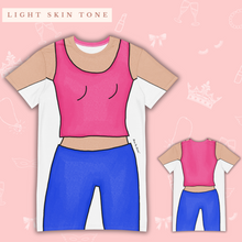 Load image into Gallery viewer, Lizzie Cartoon T-Shirt Dress | Easy Costume, Fun Loungewear, Unique Gift