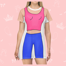 Load image into Gallery viewer, Lizzie Cartoon T-Shirt Dress | Easy Costume, Fun Loungewear, Unique Gift