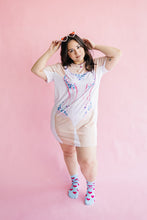 Load image into Gallery viewer, Opening Night T-Shirt Dress | Easy Costume, Fun Loungewear, Unique Gift