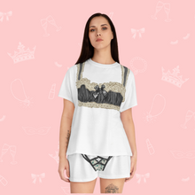 Load image into Gallery viewer, Lingerie Top & Shorts Set | Bachelorette Pajamas