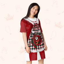Load image into Gallery viewer, Cindy Lou Who T-Shirt Dress | Easy Costume, Fun Loungewear, Unique Gift