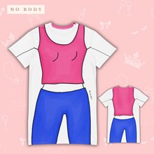 Load image into Gallery viewer, Lizzie Cartoon T-Shirt Dress | Easy Costume, Fun Loungewear, Unique Gift