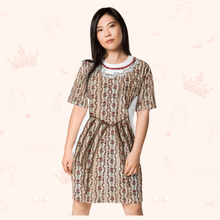 Load image into Gallery viewer, Horse Girl T-Shirt Dress | Easy Costume, Fun Loungewear, Unique Gift