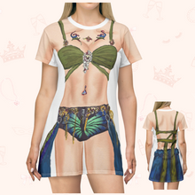Load image into Gallery viewer, Snake 4 U T-Shirt Dress | Easy Costume, Fun Loungewear, Unique Gift