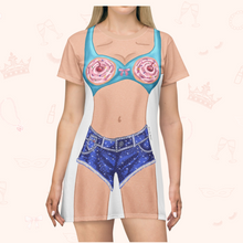 Load image into Gallery viewer, Cupcake Dream T-Shirt Dress | Easy Costume, Fun Loungewear, Unique Gift