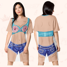 Load image into Gallery viewer, Cupcake Dream T-Shirt Dress | Easy Costume, Fun Loungewear, Unique Gift