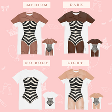 Load image into Gallery viewer, Retro Swimsuit T-Shirt Dress | Easy Costume, Fun Loungewear, Unique Gift