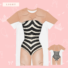 Load image into Gallery viewer, Retro Swimsuit T-Shirt Dress | Easy Costume, Fun Loungewear, Unique Gift