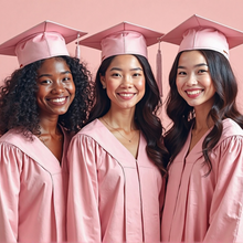 Load image into Gallery viewer, 🎓 Graduation Photoshoot | Pink Cap & Gown