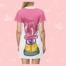 Load image into Gallery viewer, Miniature Pocket Doll T-Shirt Dress | Easy Costume, Fun Loungewear, Unique Gift