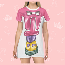 Load image into Gallery viewer, Miniature Pocket Doll T-Shirt Dress | Easy Costume, Fun Loungewear, Unique Gift