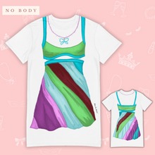 Load image into Gallery viewer, Rom Com T-Shirt Dress | Easy Costume, Fun Loungewear, Unique Gift