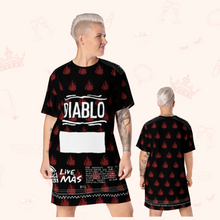 Load image into Gallery viewer, Hot Sauce T-Shirt Dress | Easy Costume, Fun Loungewear, Unique Gift
