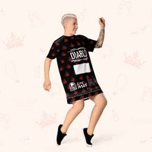 Load image into Gallery viewer, Hot Sauce T-Shirt Dress | Easy Costume, Fun Loungewear, Unique Gift