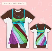 Load image into Gallery viewer, Rom Com T-Shirt Dress | Easy Costume, Fun Loungewear, Unique Gift