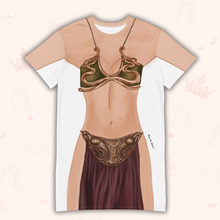 Load image into Gallery viewer, Galaxy Princess T-Shirt Dress | Easy Costume, Fun Loungewear, Unique Gift