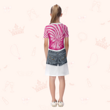 Load image into Gallery viewer, Little Lorelai T-Shirt Dress (Kids) | Easy Costume, Fun Loungewear, Unique Gift