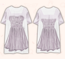 Load image into Gallery viewer, Liesel's Gazebo T-Shirt Dress | Etsy Costume, Fun Loungewear, Unique Gift