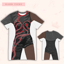 Load image into Gallery viewer, Ready or Not T-Shirt Dress | Easy Costume, Fun Loungewear, Unique Gift