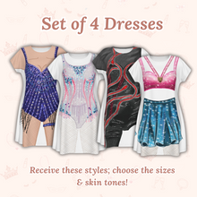 Load image into Gallery viewer, Bachelorette Party Pack – Themed T-Shirt Dresses for Girls’ Trips & Bridal Parties