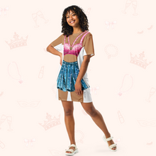 Load image into Gallery viewer, Pink & Teal Concert T-shirt Dress | Easy Costume, Fun Loungewear, Unique Gift