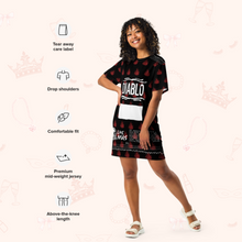 Load image into Gallery viewer, Hot Sauce T-Shirt Dress | Easy Costume, Fun Loungewear, Unique Gift