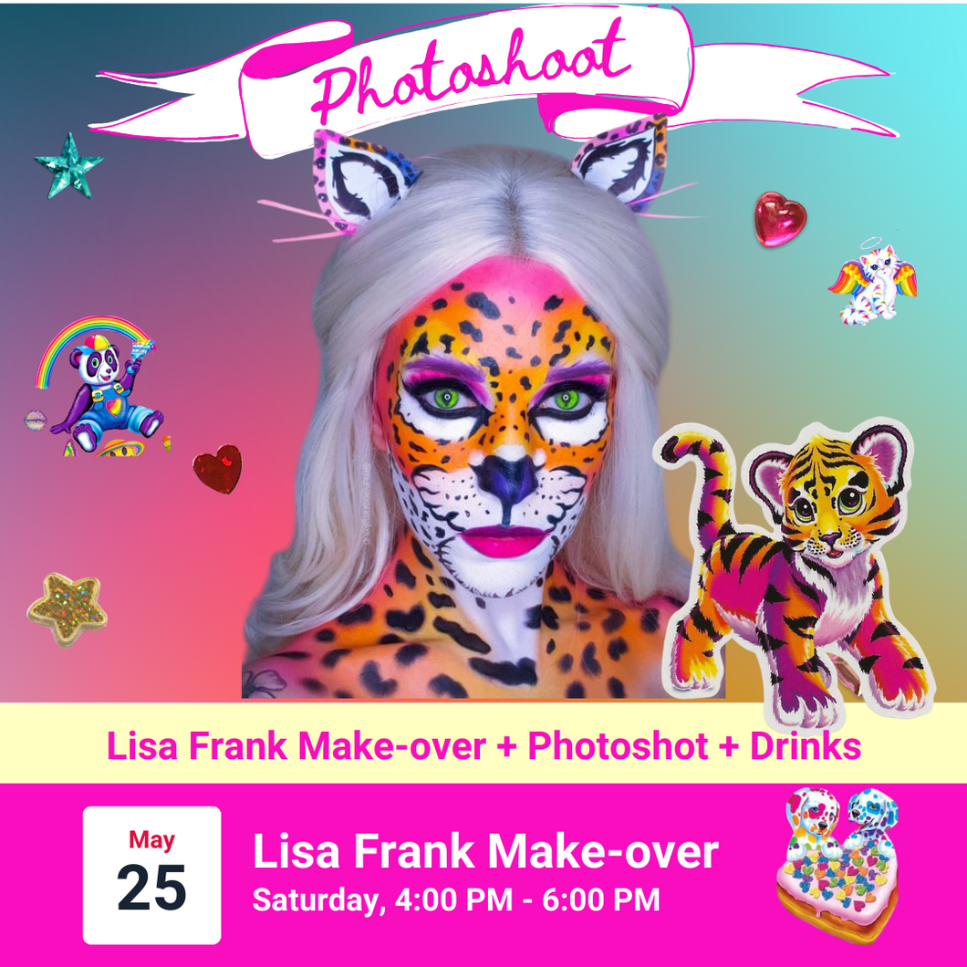 Photoshoot: Lisa Frank Make-over | Saturday, 5/25