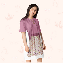 Load image into Gallery viewer, Newspaper Girl T-shirt dress