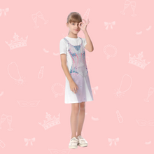 Load image into Gallery viewer, Opening Night T-Shirt Dress (Kids) | Easy Costume, Fun Loungewear, Unique Gift