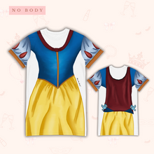 Load image into Gallery viewer, Poisoned Apple T-Shirt Dress | Easy Costume, Fun Loungewear, Unique Gift