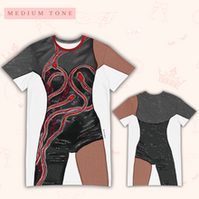 Load image into Gallery viewer, Ready or Not T-Shirt Dress | Easy Costume, Fun Loungewear, Unique Gift