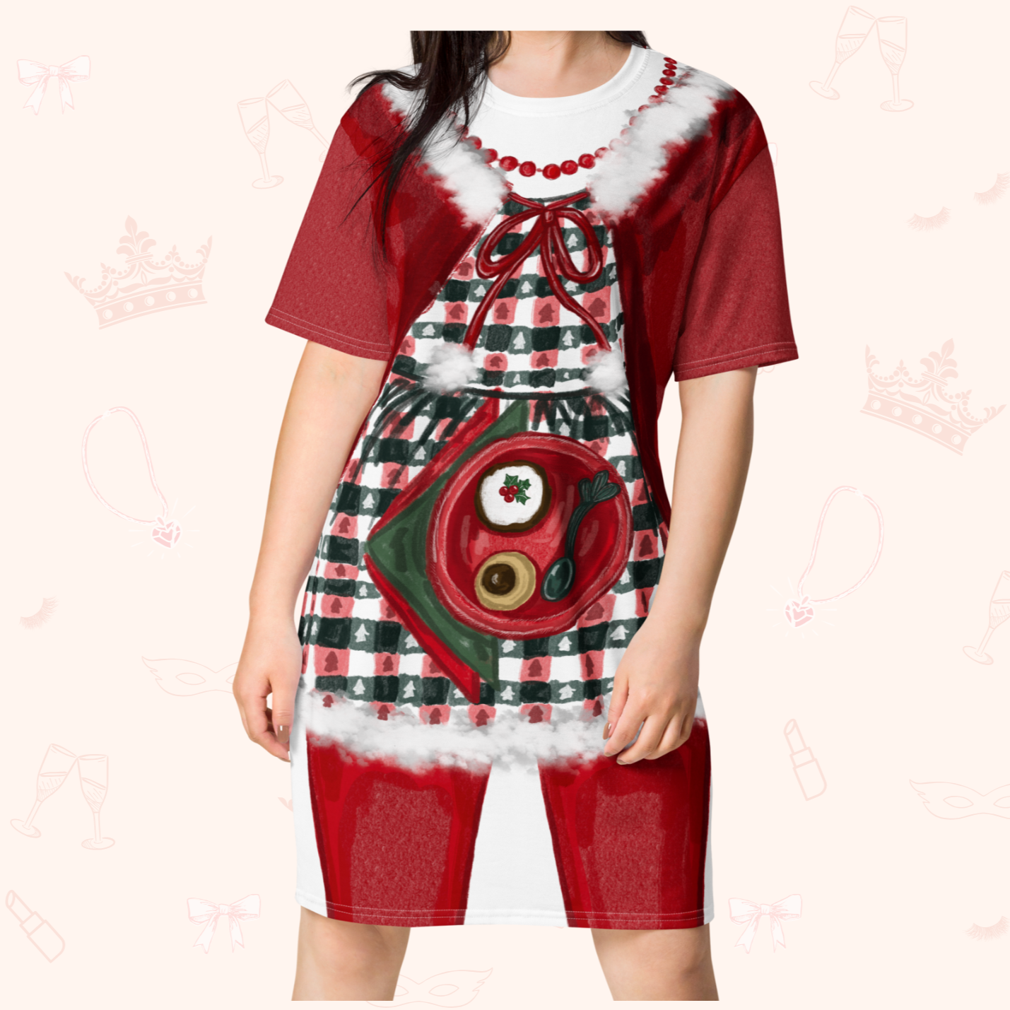 cindy lou who dress Cindy Lou Who Costume Girls Adults Christmas Dress Full Set Cindy Cosp –  Sun Baby main image 0