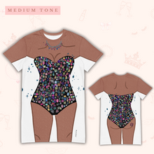 Load image into Gallery viewer, Jewels & Diamonds T-Shirt Dress | Easy Costume, Fun Loungewear, Unique Gift