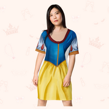 Load image into Gallery viewer, Poisoned Apple T-Shirt Dress | Easy Costume, Fun Loungewear, Unique Gift