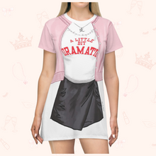 Load image into Gallery viewer, Drama Queen T-Shirt Dress | Easy Costume, Fun Loungewear, Unique Gift