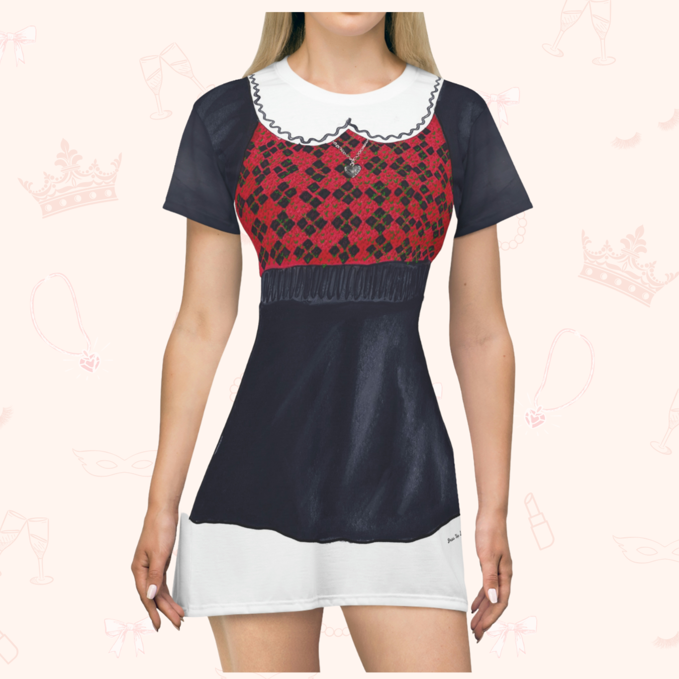 costume t shirt dress Villain T-Shirt Dress