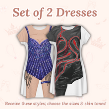 Load image into Gallery viewer, Bachelorette Party Pack – Themed T-Shirt Dresses for Girls’ Trips & Bridal Parties