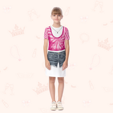 Load image into Gallery viewer, Little Lorelai T-Shirt Dress (Kids) | Easy Costume, Fun Loungewear, Unique Gift