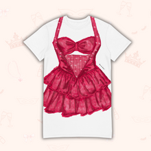 Load image into Gallery viewer, Pink Party T-shirt Dress | Easy Costume, Fun Loungewear, Unique Gift