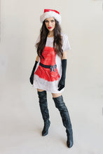 Load image into Gallery viewer, Santa T-Shirt Dress | Easy Costume, Fun Loungewear, Unique Gift