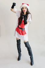 Load image into Gallery viewer, Santa T-Shirt Dress | Easy Costume, Fun Loungewear, Unique Gift