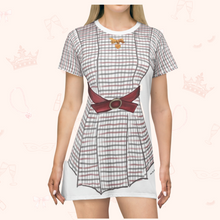 Load image into Gallery viewer, Doll T-Shirt Dress | Easy Costume, Fun Loungewear, Unique Gift