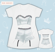 Load image into Gallery viewer, 80s Baby T-Shirt Dress | Easy Costume, Fun Loungewear, Unique Gift