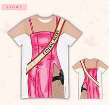 Load image into Gallery viewer, Miss Congeniality T-Shirt Dress | Easy Costume, Fun Loungewear, Unique Gift