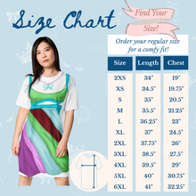 Load image into Gallery viewer, Circus T-Shirt Dress | Easy Costume, Fun Loungewear, Unique Gift